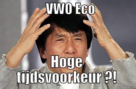 Vwo Eco.... -                   VWO ECO                 HOGE TIJDSVOORKEUR ?! EPIC JACKIE CHAN