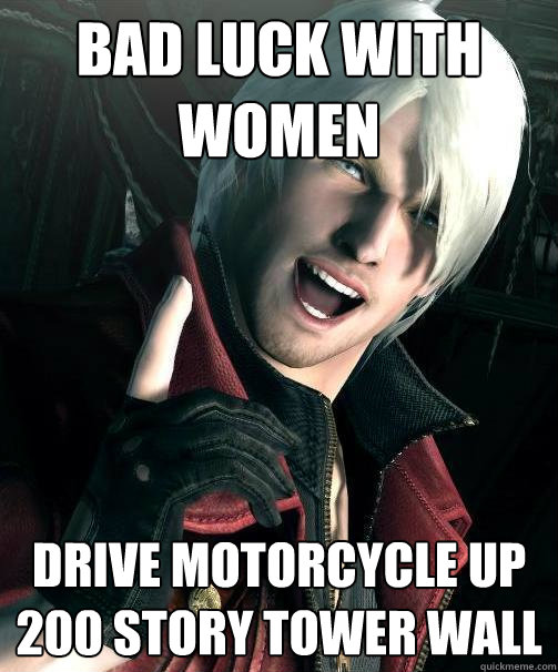 Bad luck with women Drive Motorcycle up 200 story tower wall  Dope Dante