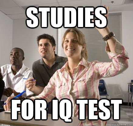studies for IQ test  