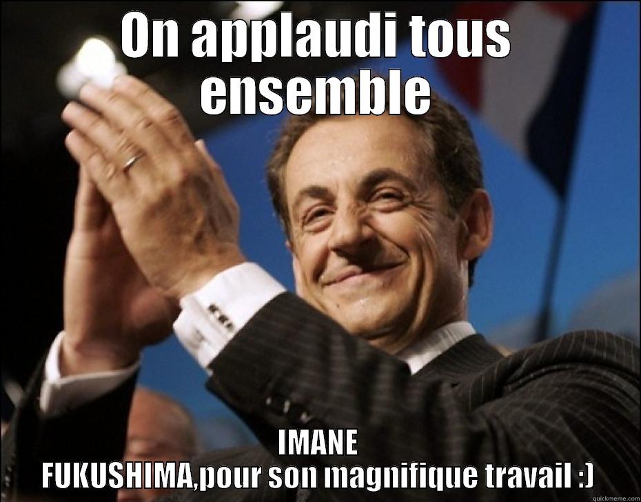 ON APPLAUDI TOUS ENSEMBLE IMANE FUKUSHIMA,POUR SON MAGNIFIQUE TRAVAIL :) Misc