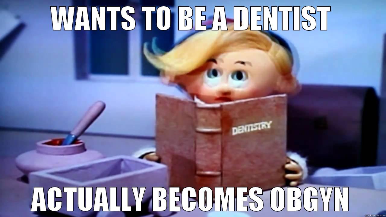 WANTS TO BE A DENTIST ACTUALLY BECOMES OBGYN Misc