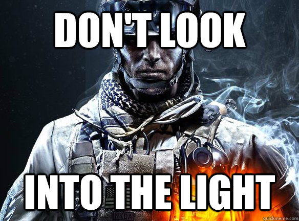 Don't look into the light  Battlefield 3