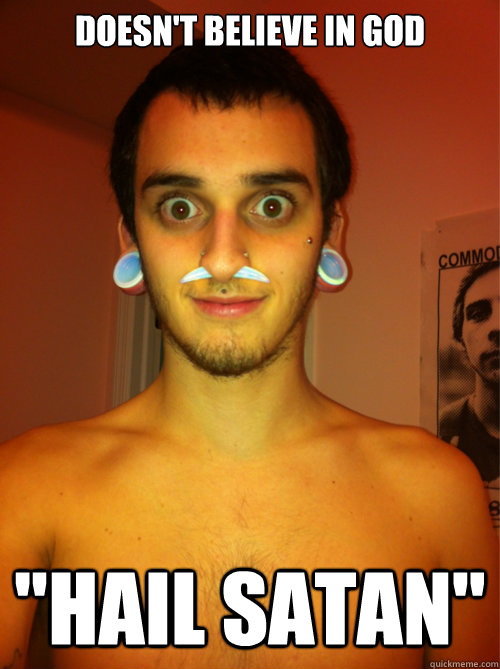 doesn't believe in god 