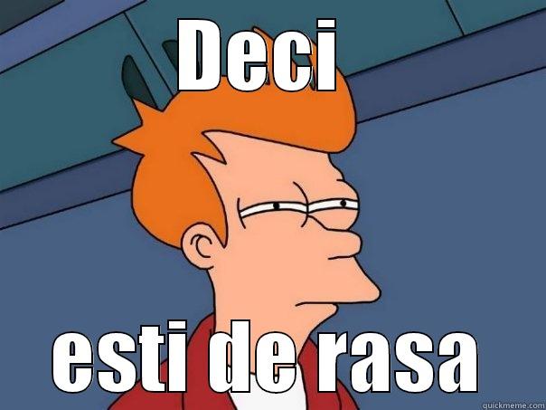 DECI  ESTI DE RASA Futurama Fry