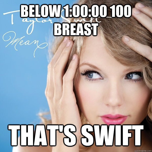 Below 1:00:00 100 Breast That's swift - Below 1:00:00 100 Breast That's swift  Misc