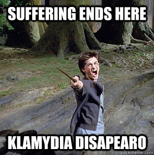 suffering ends here klamydia disapearo  Pissed off Harry