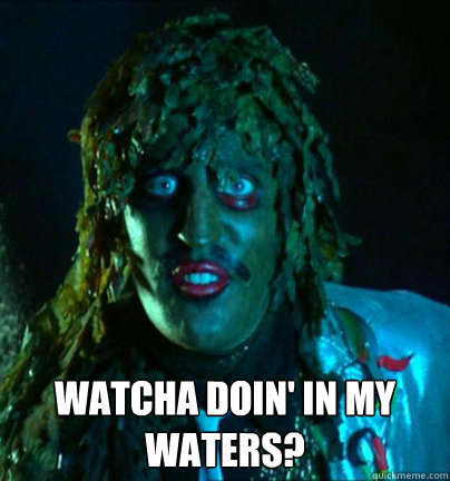  Watcha doin' in my waters? -  Watcha doin' in my waters?  Good Guy Old Gregg