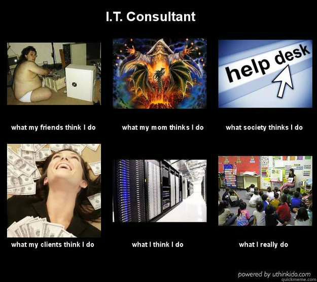   -    What I Think I Do - IT Consultant