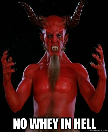 NO WHEY IN HELL - NO WHEY IN HELL  Upset Satan