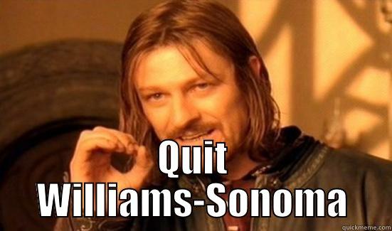  QUIT WILLIAMS-SONOMA Boromir