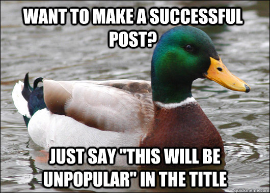 Want to make a successful post? Just say 