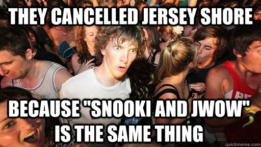 They cancelled Jersey shore because 