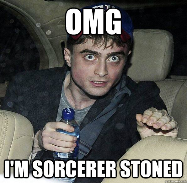 OMG I'm sorcerer STONED - OMG I'm sorcerer STONED  Harry Potter is a grown wizard now