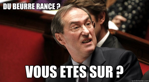 Du beurre rance ?  VOUS ETES SUR ?    FNUMP