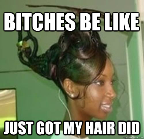 BITCHES BE LIKE JUST GOT MY HAIR DID - BITCHES BE LIKE JUST GOT MY HAIR DID  Misc