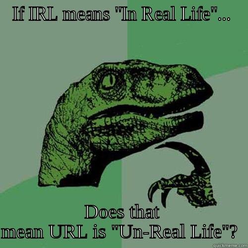 IF IRL MEANS 