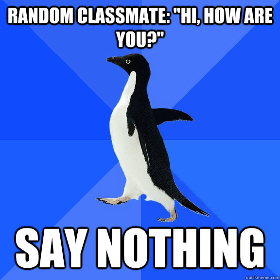 Random classmate: 