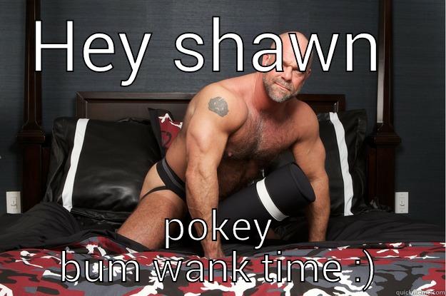 HEY SHAWN  POKEY BUM WANK TIME :) Gorilla Man