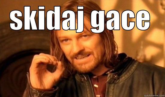 SKIDAJ GACE  Boromir