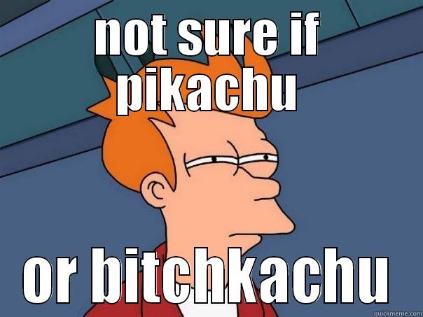 NOT SURE IF PIKACHU OR BITCHKACHU Futurama Fry