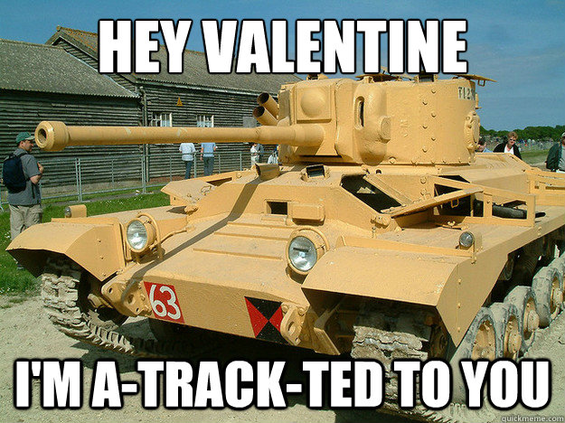 Hey valentine I'm A-TRACK-ted to you - Hey valentine I'm A-TRACK-ted to you  Misc