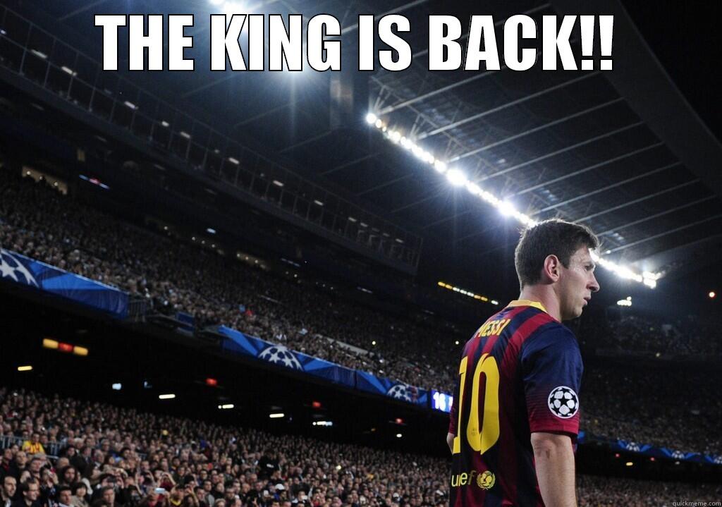 THE KING IS BACK!!  Misc