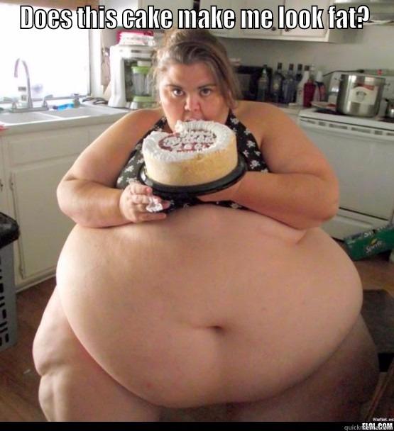 DOES THIS CAKE MAKE ME LOOK FAT?  Misc