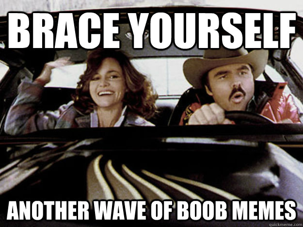 Brace Yourself Another wave of boob memes - Brace Yourself Another wave of boob memes  Bandit Grab