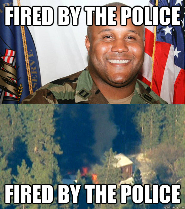 Fired by the police Fired by the police - Fired by the police Fired by the police  Dorners Cabin