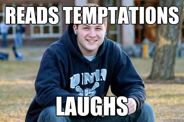 Reads Temptations Laughs  Successful College Senior