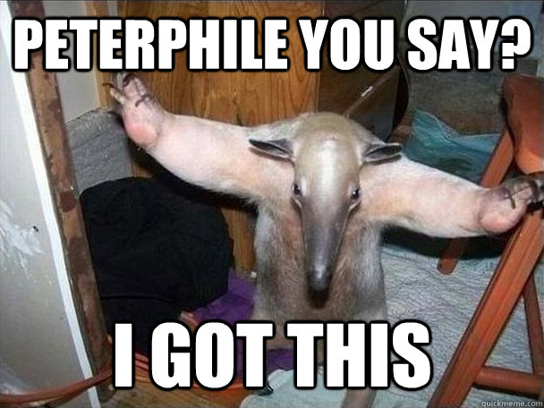 Peterphile you say? i got this  I got this