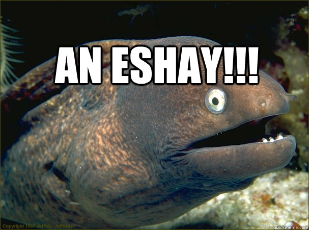 An eshay!!!  - An eshay!!!   Bad Joke Eel