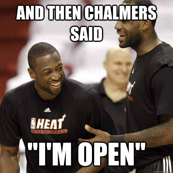 and then chalmers said 