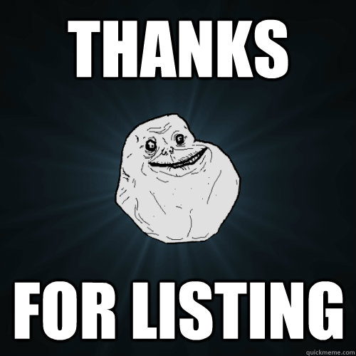 thanks for listing  Forever Alone