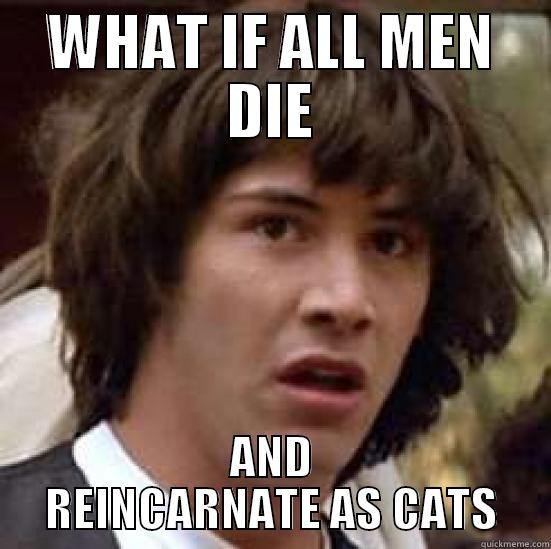 WHAT IF ALL MEN DIE AND REINCARNATE AS CATS conspiracy keanu