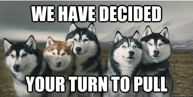 we have decided your turn to pull   wolfpack