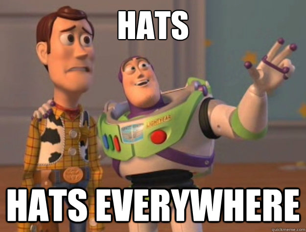 Hats Hats everywhere  Buzz Lightyear