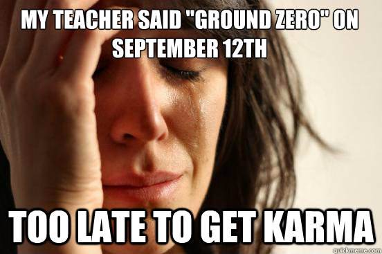 My teacher said 
