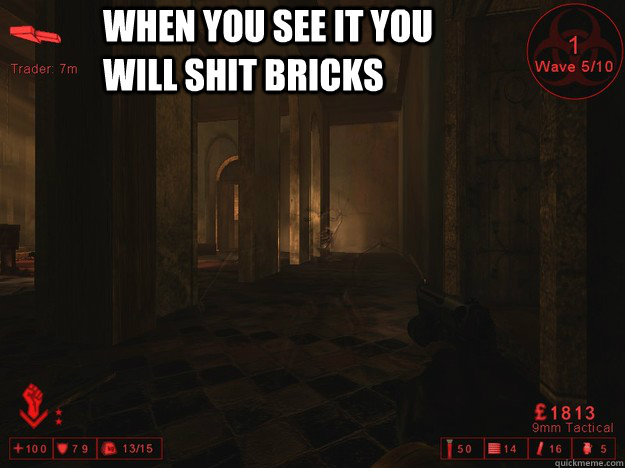 When you see it you will shit bricks - When you see it you will shit bricks  Shit brix
