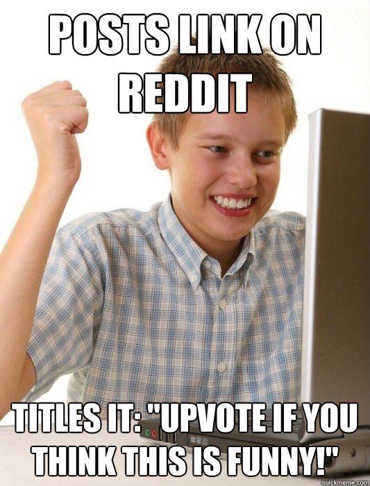 Posts link on reddit Titles it: 