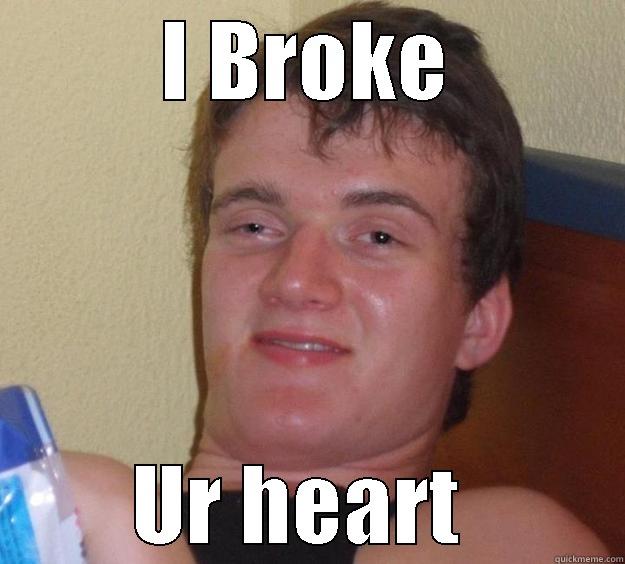 I BROKE UR HEART  10 Guy