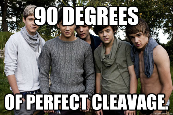 90 Degrees Of perfect cleavage.  Simple Geology