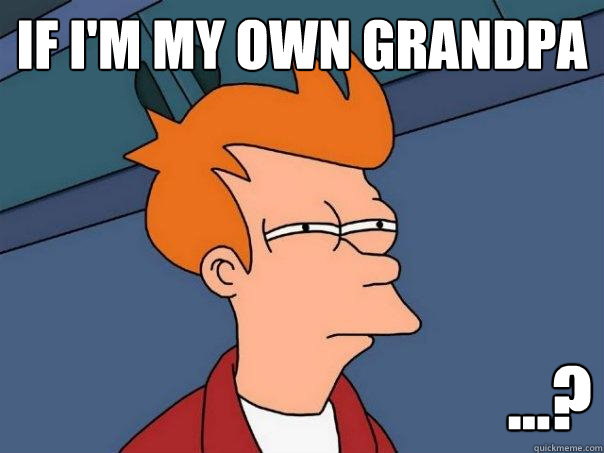 if i'm my own grandpa ...? - if i'm my own grandpa ...?  Futurama Fry