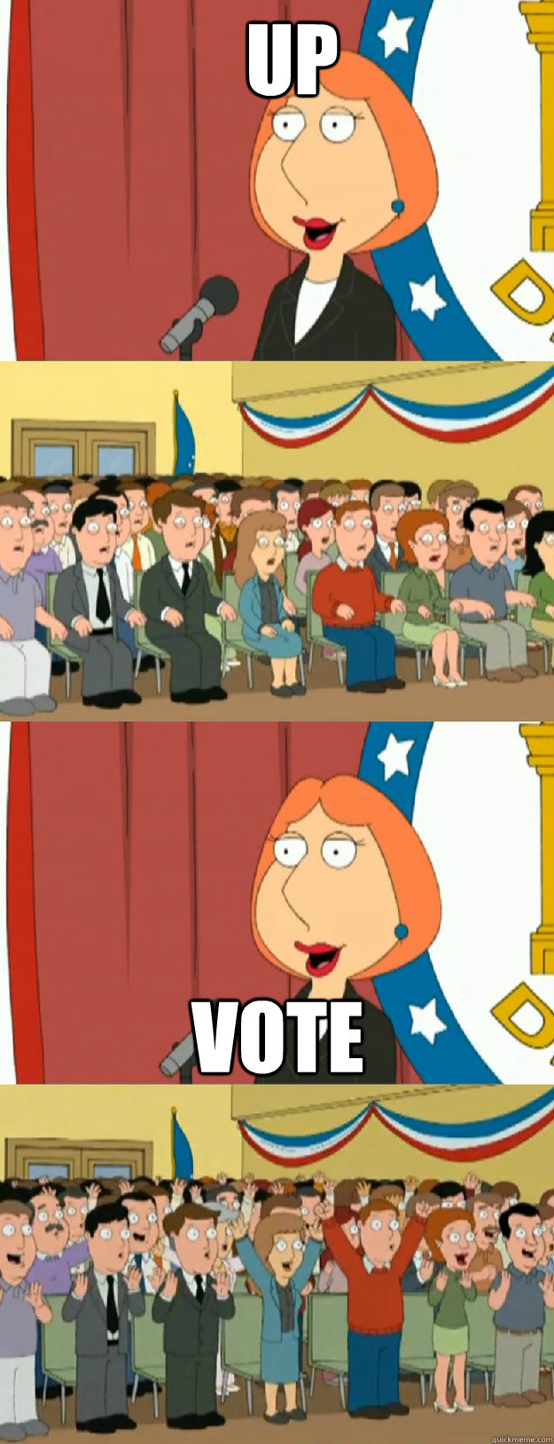 Up vote - Up vote  Lois Griffin