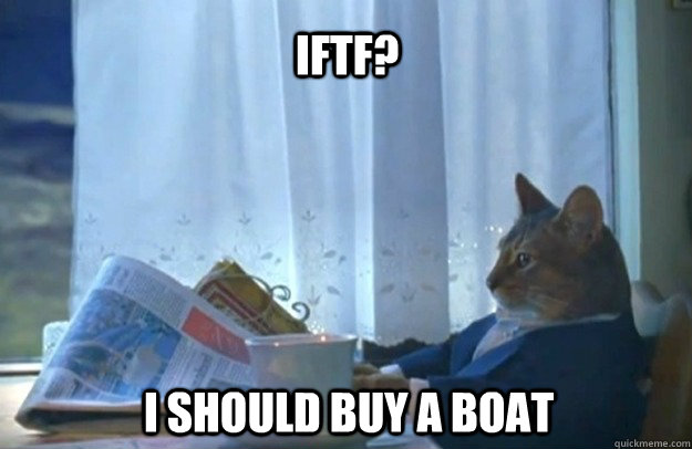 I should buy a boat IFTF?  Sophisticated Cat