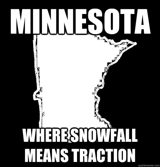 Minnesota where snowfall means traction - Minnesota where snowfall means traction  Misc