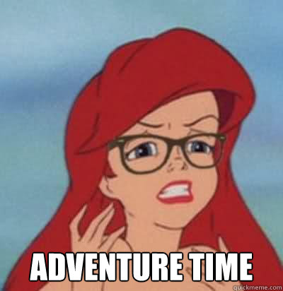  Adventure time  Hipster Ariel