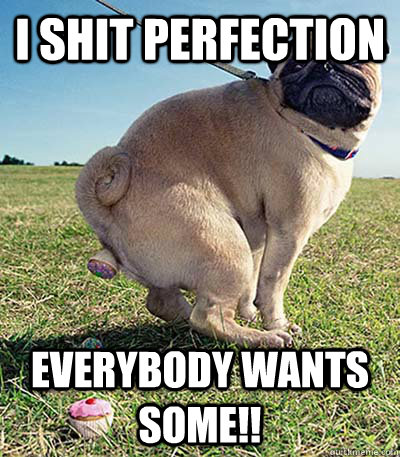 i shit perfection everybody wants some!!  