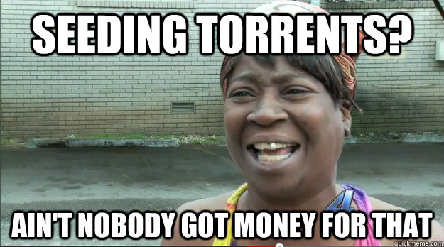 Seeding torrents?   