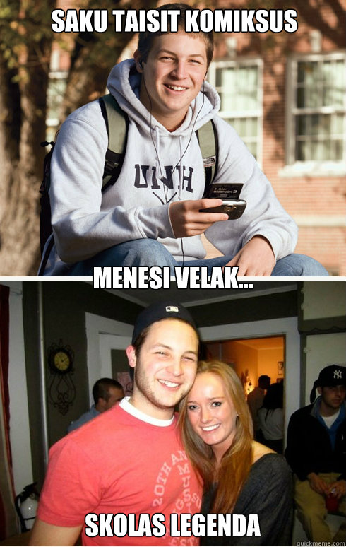 SAKU TAISIT KOMIKSUS MENESI VELAK... SKOLAS LEGENDA  1 month later